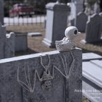 Mr. Bones Clarksville tn Tennessee skeleton decorations decor halloween yard setup headstone bat ducky