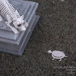 Mr. Bones Clarksville tn Tennessee skeleton decorations decor halloween yard setup headstone cemetery shower