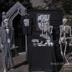 Mr. Bones Clarksville tn Tennessee skeleton decorations decor halloween yard setup headstone cemetery