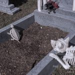 Mr. Bones Clarksville tn Tennessee skeleton decorations decor halloween yard setup headstone cemetery turtle