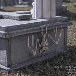 Mr. Bones Clarksville tn Tennessee skeleton decorations decor halloween yard setup headstone cemetery bat