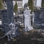 Mr. Bones Clarksville tn Tennessee skeleton decorations decor halloween yard setup headstone cemetery