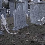 Mr. Bones Clarksville tn Tennessee skeleton decorations decor halloween yard setup headstone cemetery